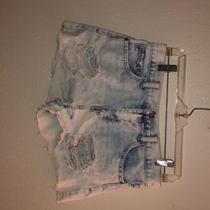 Forever 21 Light Wash Shorts